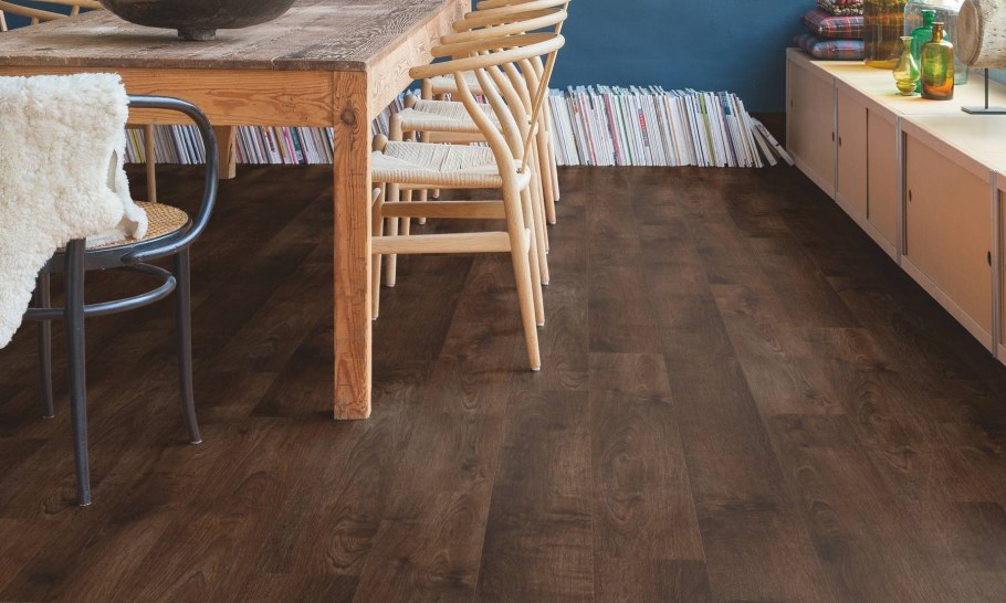 Виниловый ламинат quick Step LVT Balance click жемчужный серо-коричневый дуб bacl40133