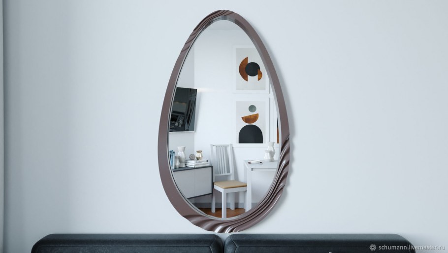 Зеркало в зеркальной раме Фьюжн 600х1200мм