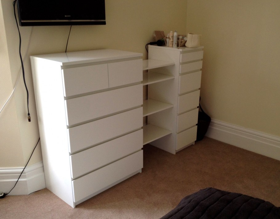 SONGESAND СОНГЕСАНД комод с 4 ящиками, белый82x104 см