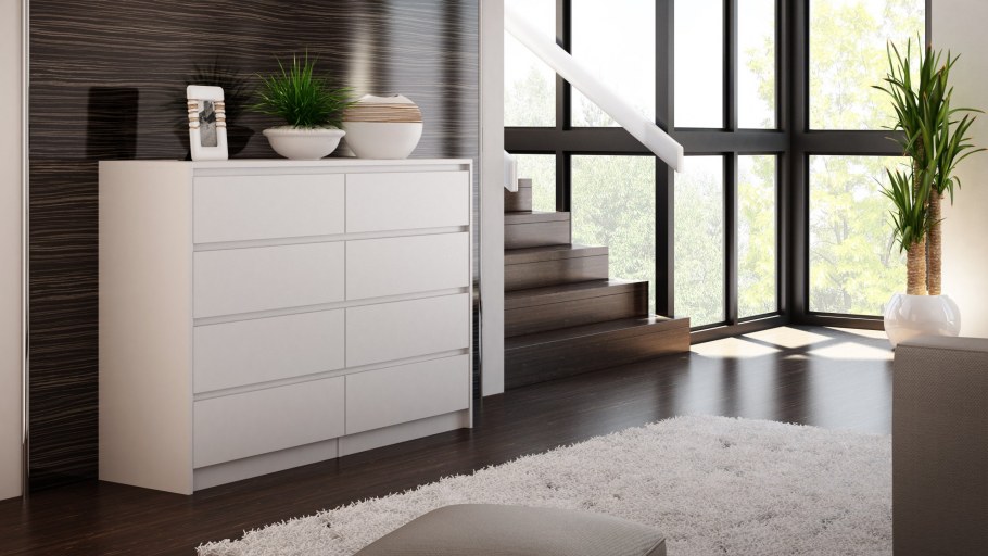 Икеа спальня МАЛЬМ белая