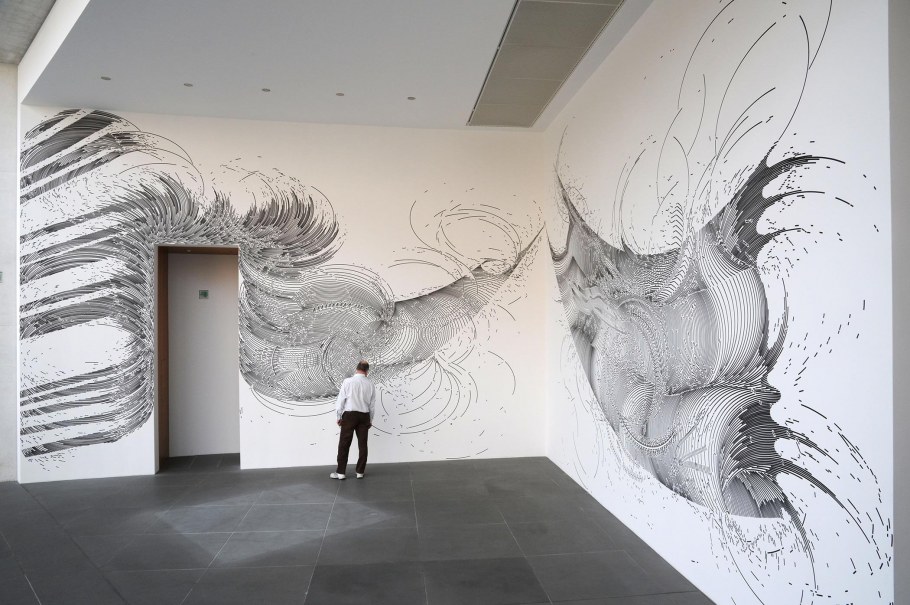 Роспись стен в современном стиле