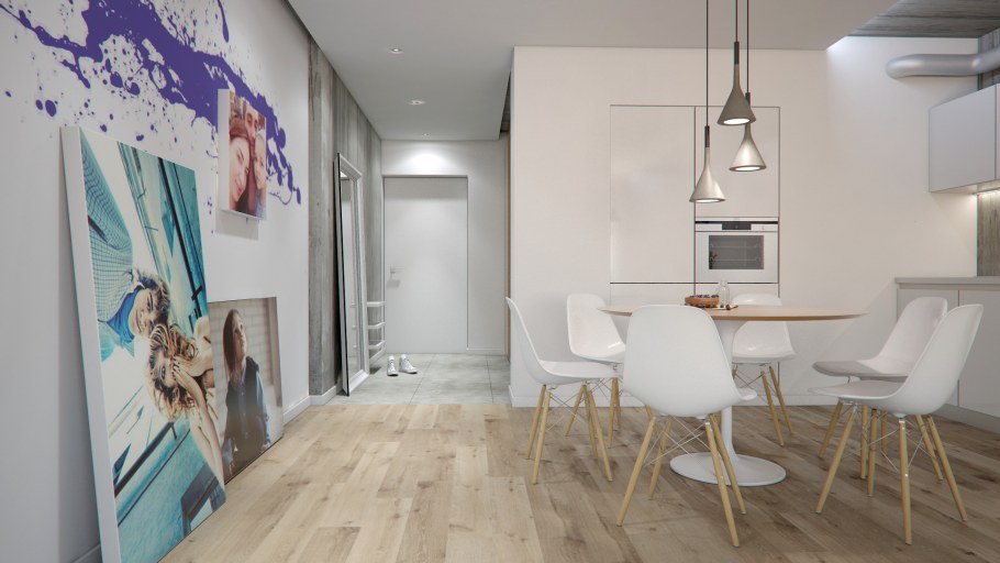 Светлый интерьер