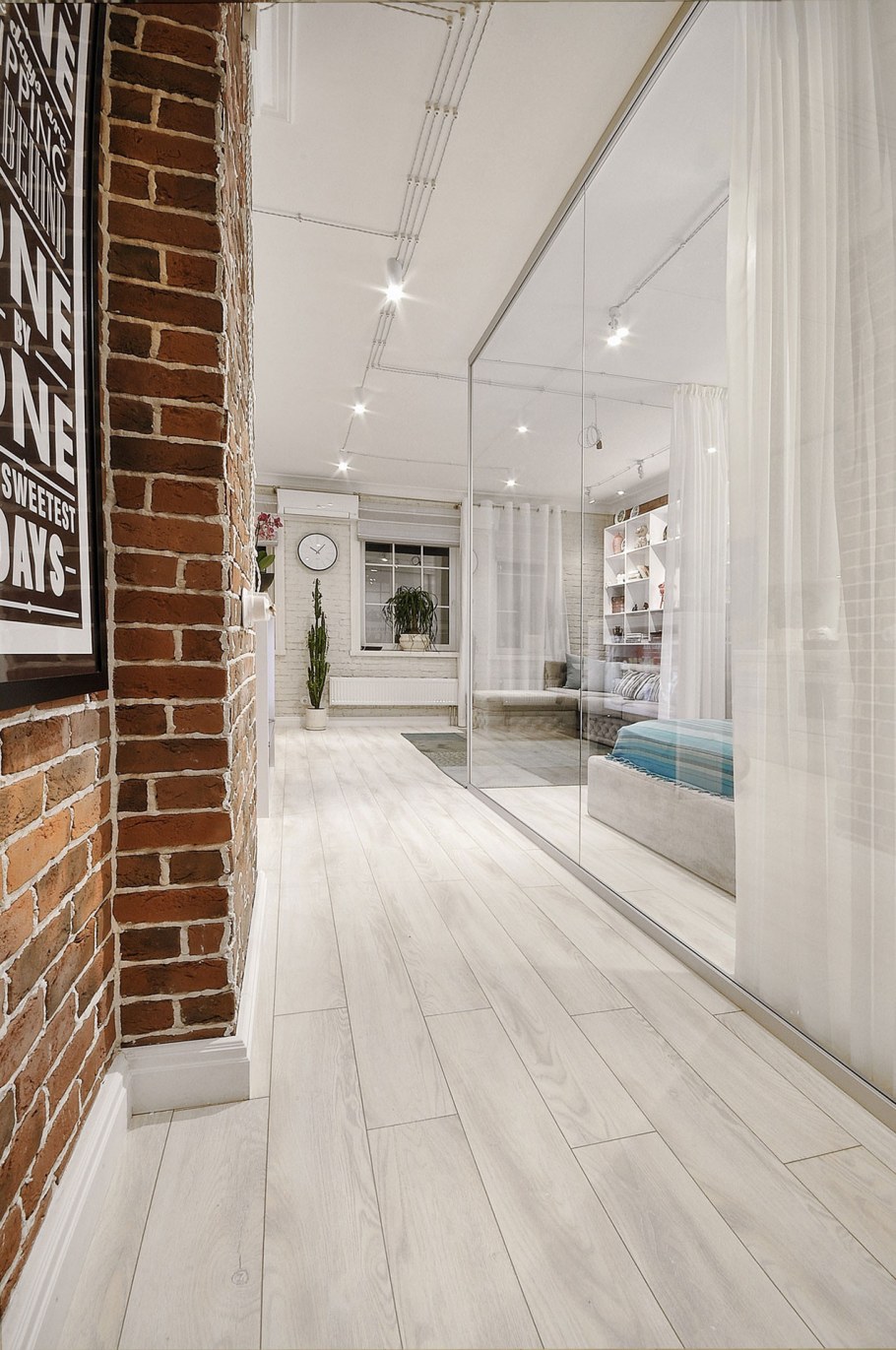 Светлый лофт в Нью Йорке