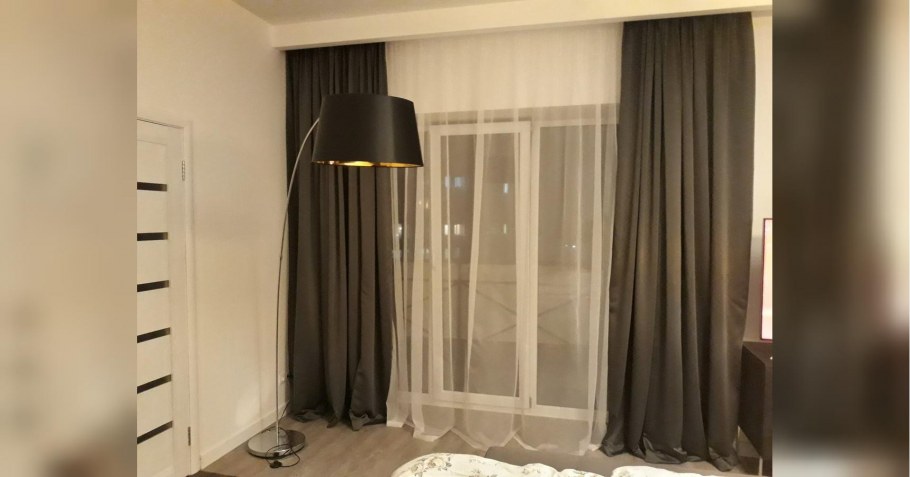 Длинные шторы по полу