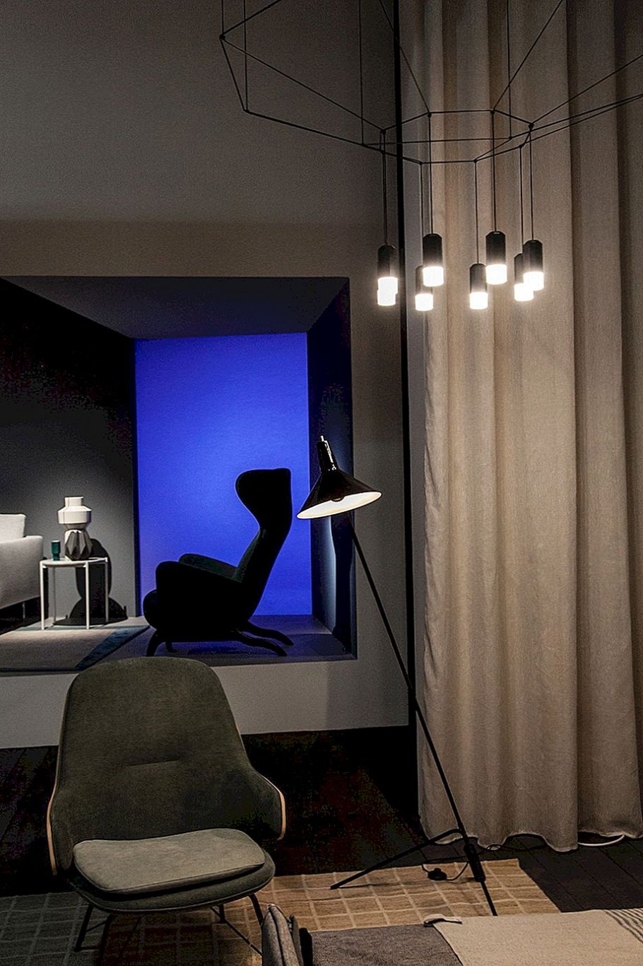 Комбинированное освещение в интерьере