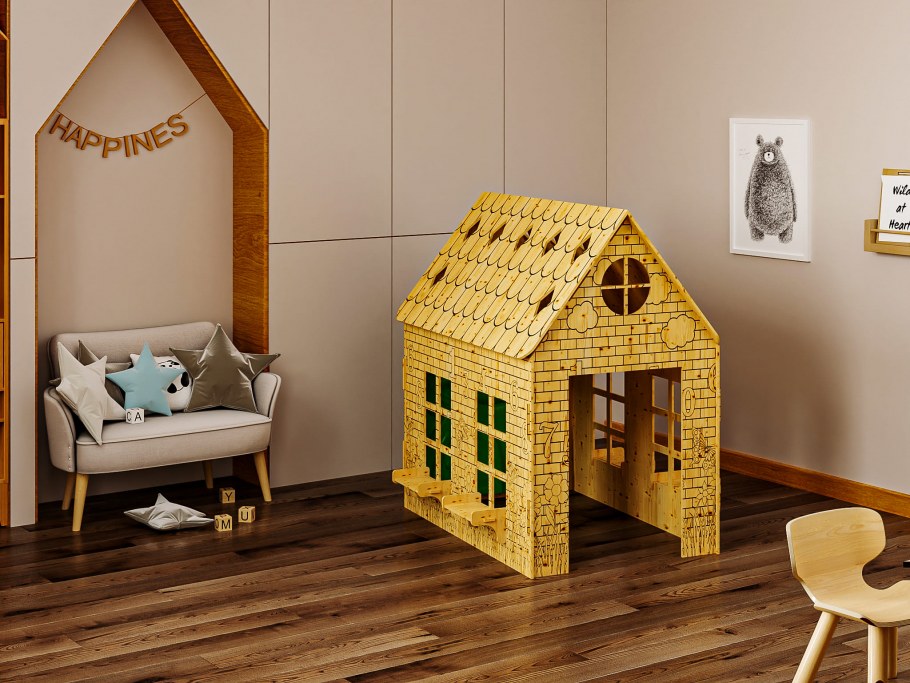 Детский шкаф домик