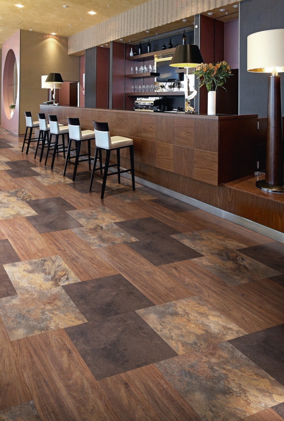 Плитка ПВХ для пола Таркетт