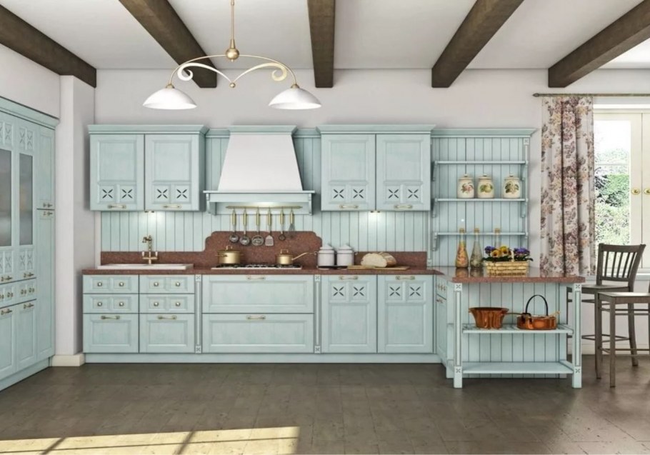 Фасады для кухни в стиле Прованс
