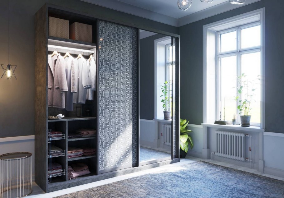 Встроенный шкаф на кухне