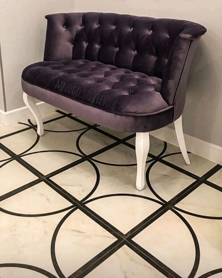 Пуф Париж 60 каретная стяжка