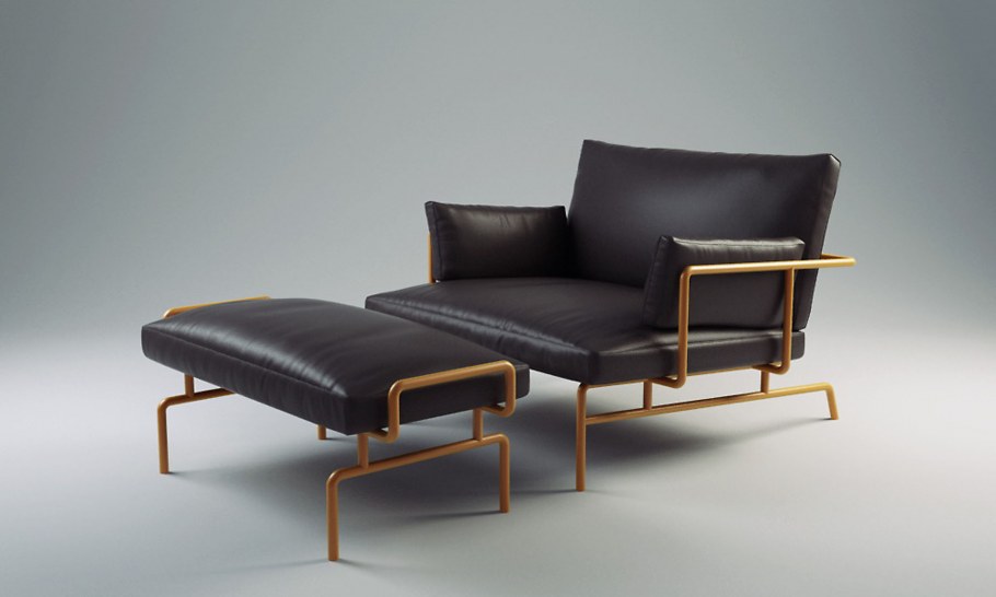 Кресло из металла