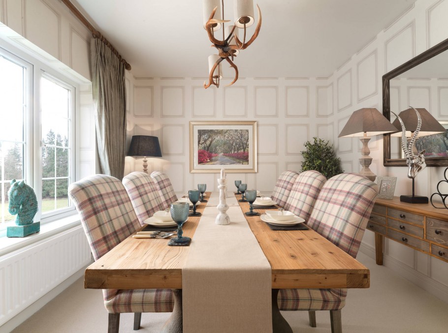 Тартан - Шотландская клетка в интерьере