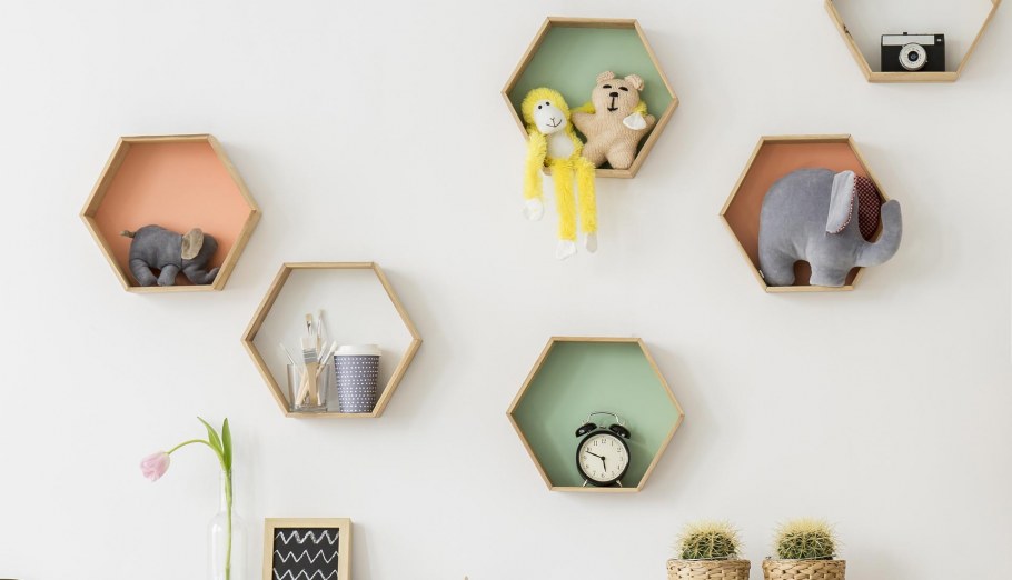 Стены в детской в скандинавском стиле
