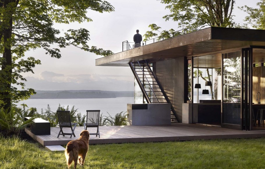 Barn House с плоской крыши