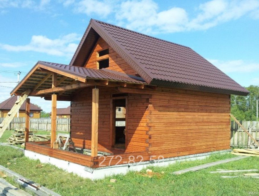 Баня 6х6 из бруса 150х150