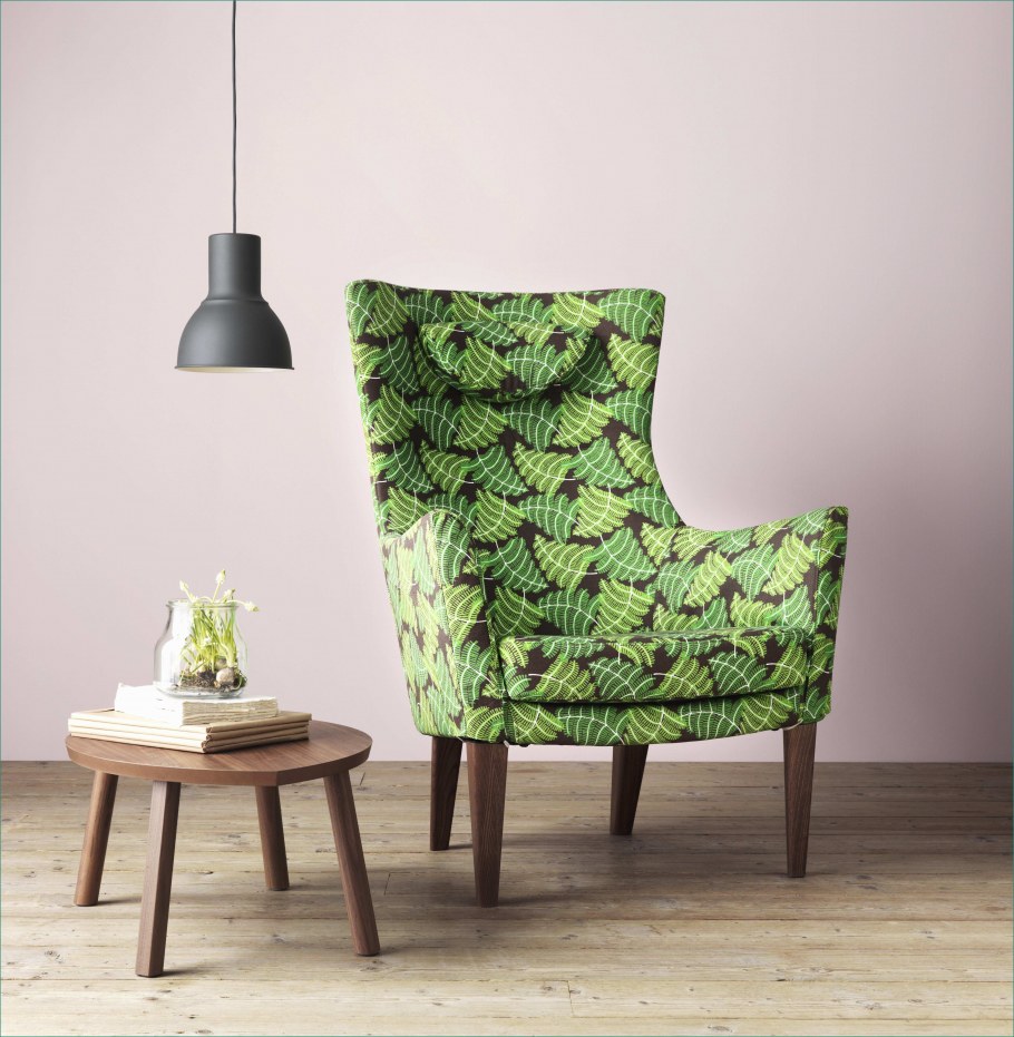 Зеленое кресло в интерьере