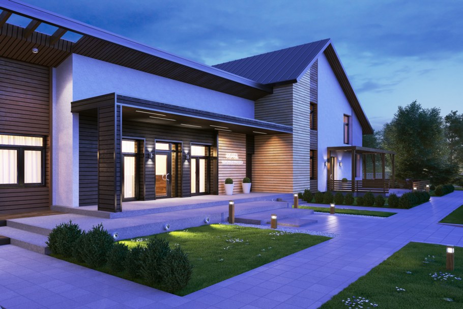 Визуализация коттеджа