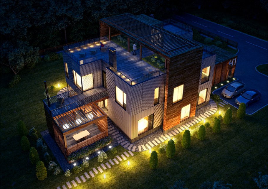 Современный особняк