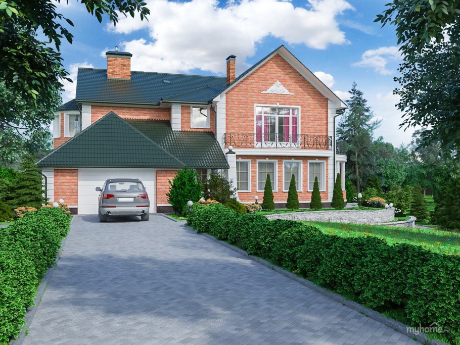 Загородный дом рендер