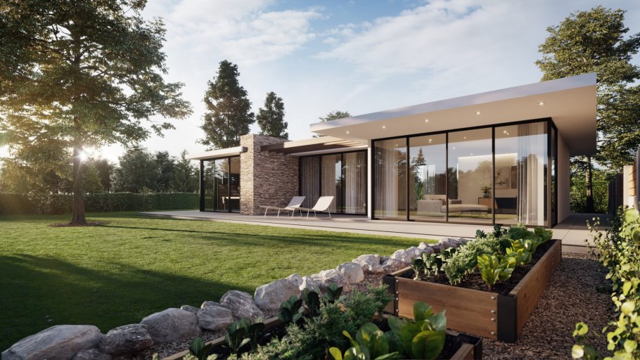 Коттедж в стиле Модерн