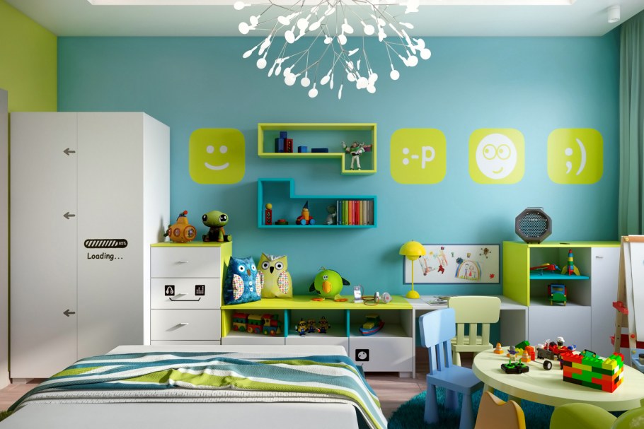Цветовая гамма для детской спальни