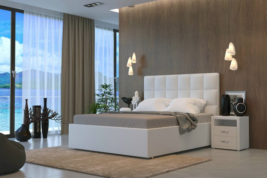 Стильная мужская спальня