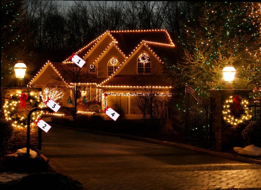 Новогодний дом