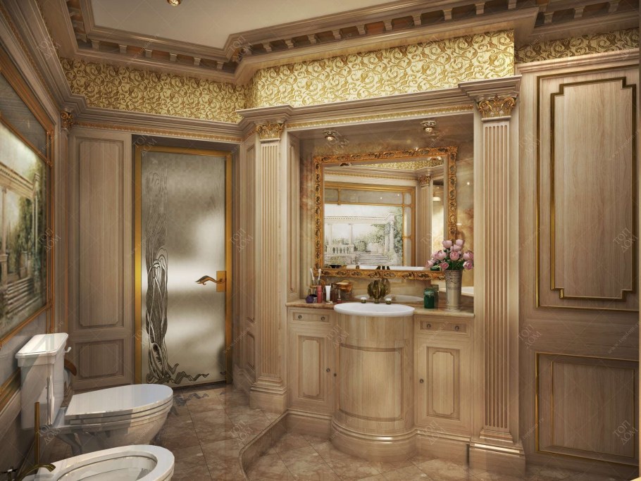 Ванная в классическом стиле