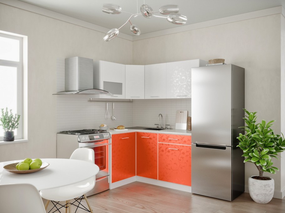 Кухня модульная белая