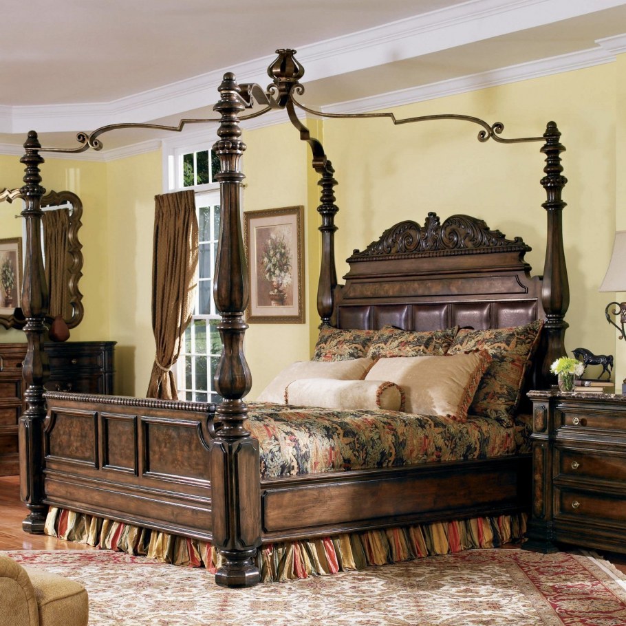 Спальня в колониальном стиле