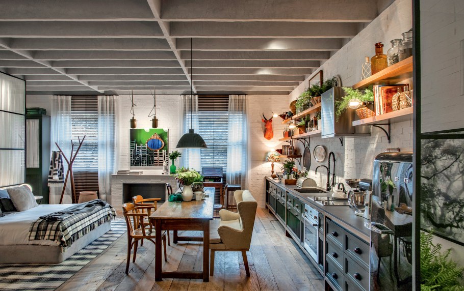 Скандинавский лофт в интерьере