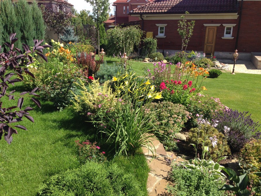 Цветники НСК миксбордер