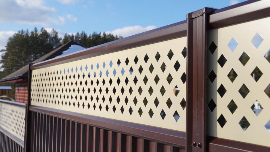 Модульный забор Гранд лайн премиум плюс