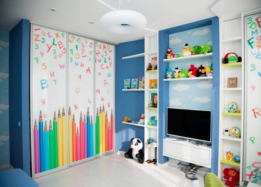 Встроенная мебель для детской комнаты
