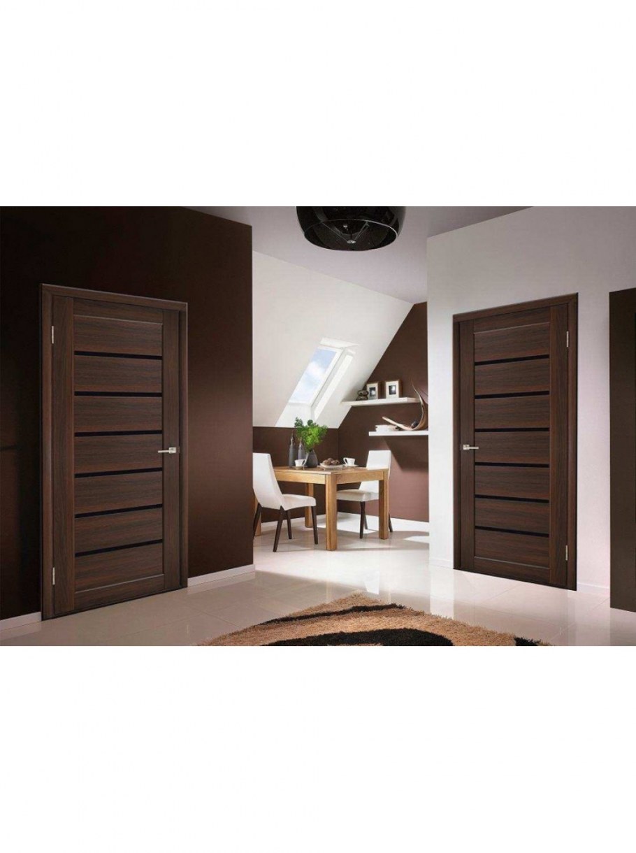 Межкомнатные двери к темному ламинату