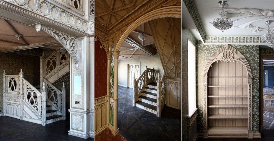 Стиль псевдоготика в интерьере