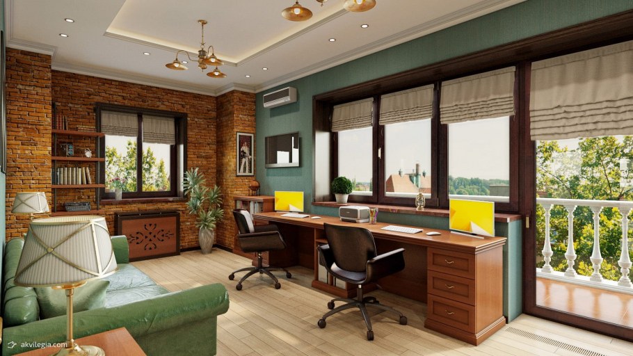 Интерьер рабочего кабинета