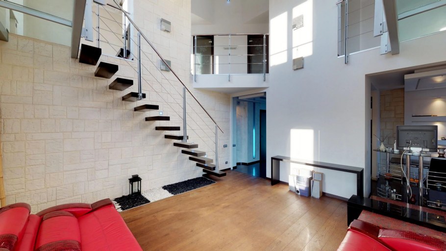 Двухэтажная квартира двухкомнатная