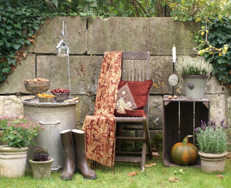 Деревенский декор для дачи