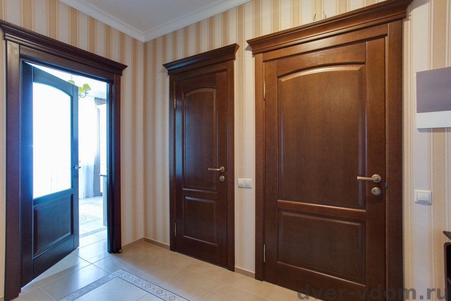 Профильдорс белые двери наличники с канелюрами