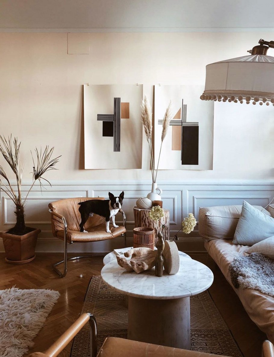 Гостиная в датском стиле