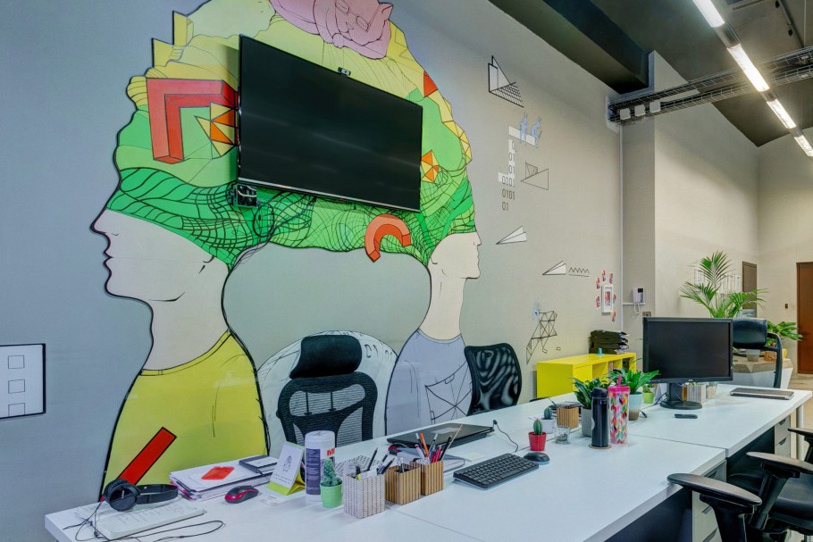 Стен для рисования в офис