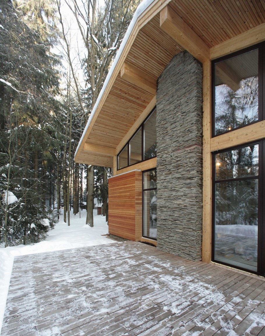 Стиль Шале окна фасад