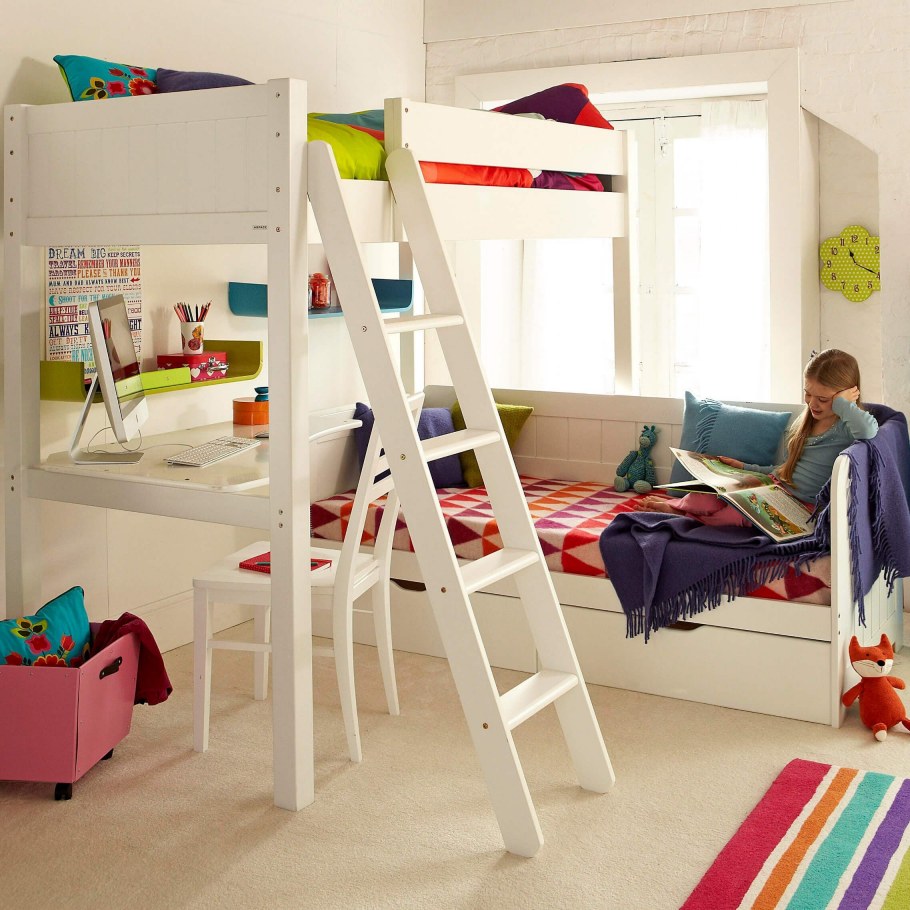 Детская кровать чердак Фанки Соло-1