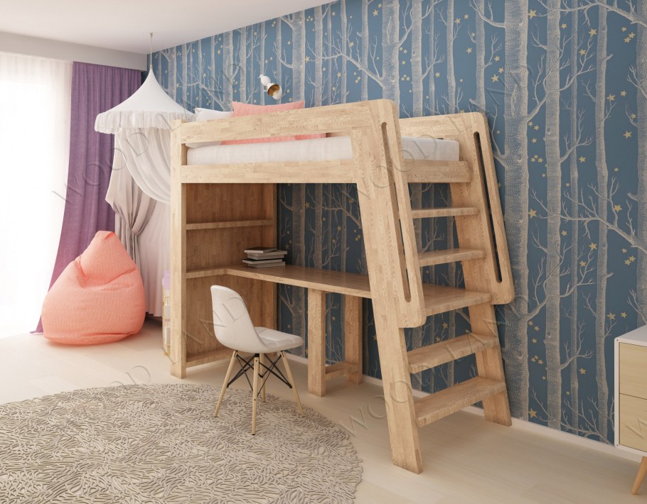 Pollini Kids кровать чердак