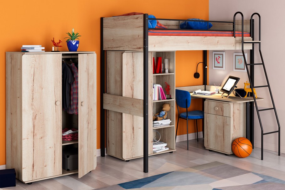 Кровать чердак Дельта лофт