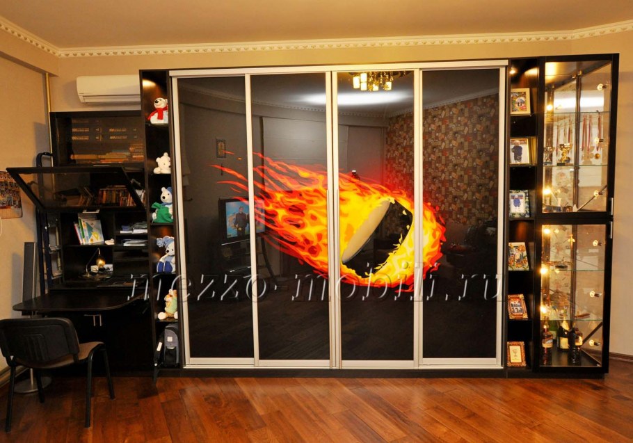 Шкаф купе с фотопечатью