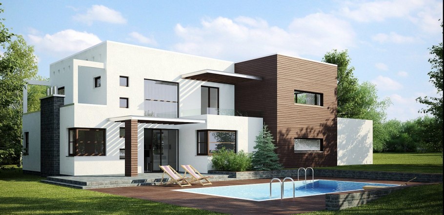 Коттедж в современном стиле