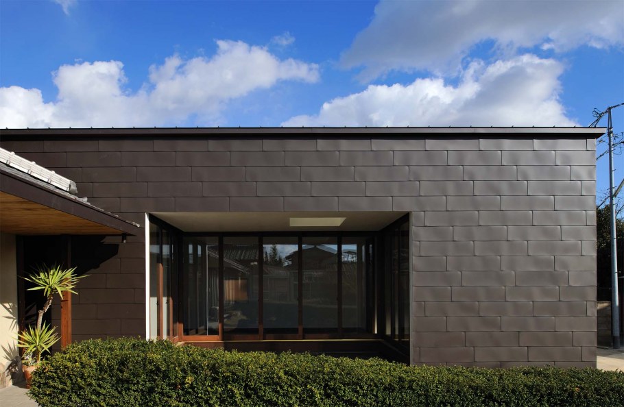 Отделка фасадов одноэтажных домов с плоской крышей