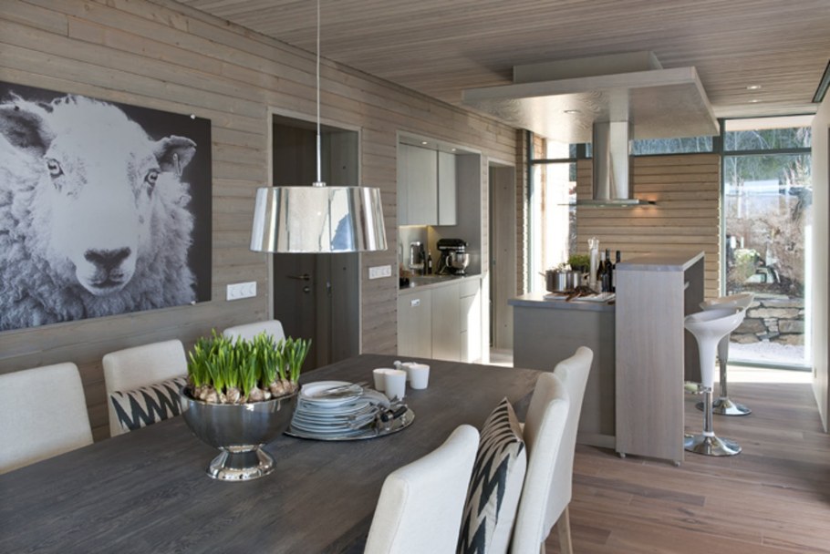 Норвежская дача Хитта интерьер